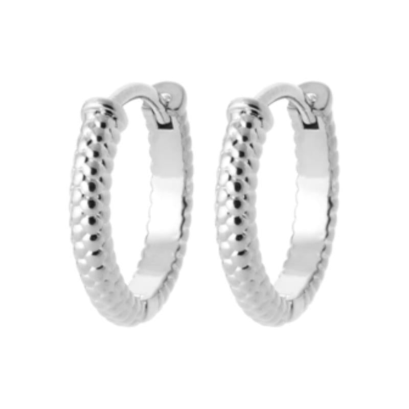 Coque de Nacre Créoles argent 7653500