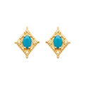 Coque de Nacre Boucles d'oreilles pendantes plaqué or 23084605