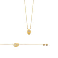 Coque de Nacre Collier plaqué or 973127
