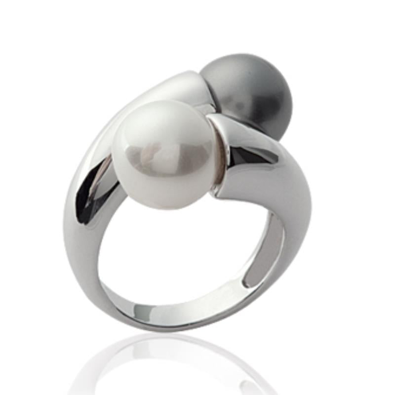 Coque de Nacre Bague argent 10805014