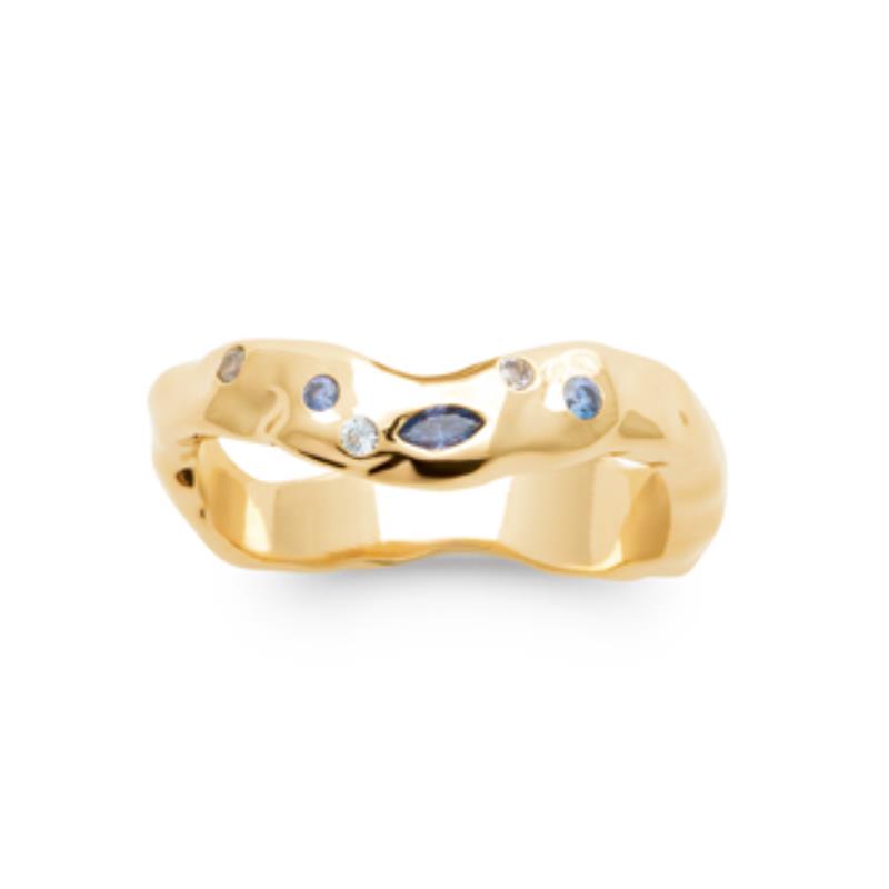 Coque de Nacre Bague plaqué or 20002140