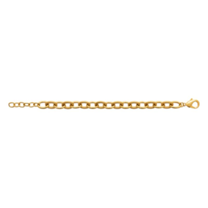Coque de Nacre Bracelet acier doré 312204