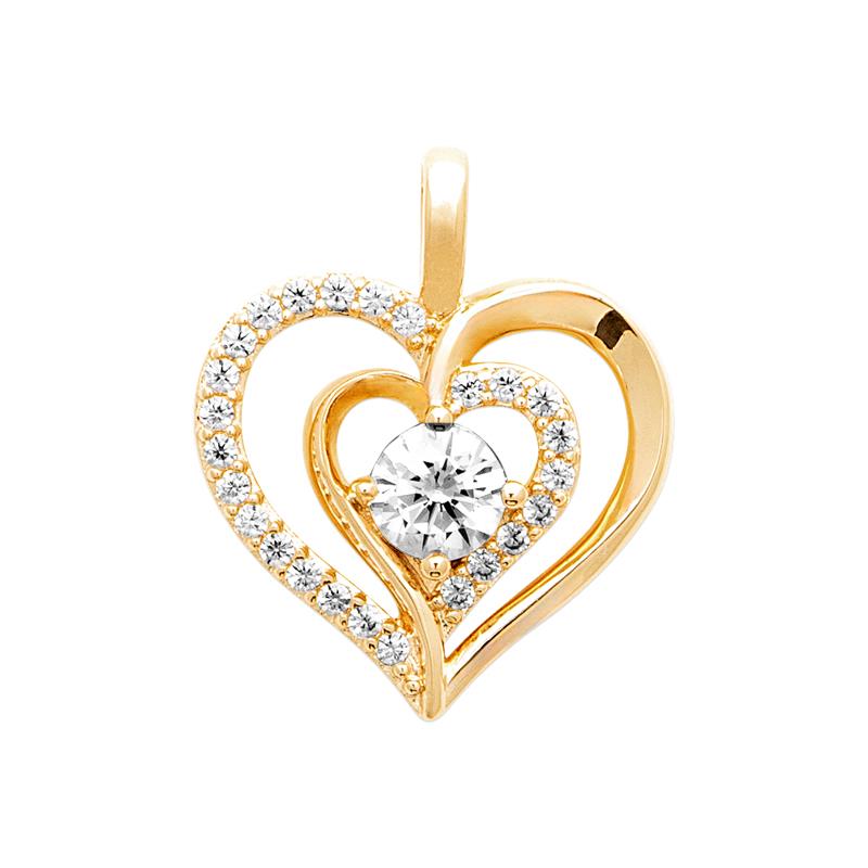 Coque de Nacre Pendentif plaqué or 2792210