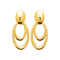 Coque de Nacre Boucles d'oreilles pendantes acier doré 3120309
