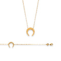 Coque de Nacre Collier plaqué or 921619