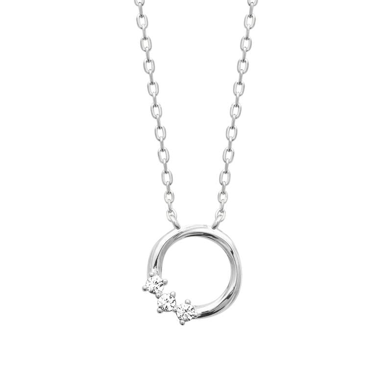 Coque de Nacre Collier argent 874474