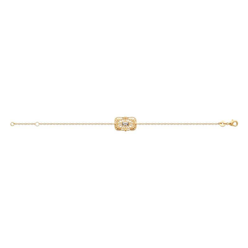 Coque de Nacre Bracelet plaqué or 974371