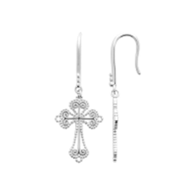 Coque de Nacre Boucles d'oreilles pendantes argent 73044800