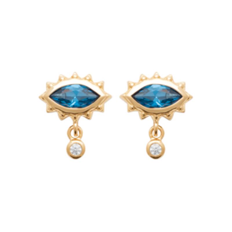 Coque de Nacre Puces d'oreilles plaqué or 23043640