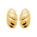 Coque de Nacre Boucles d'oreilles acier doré 3123909