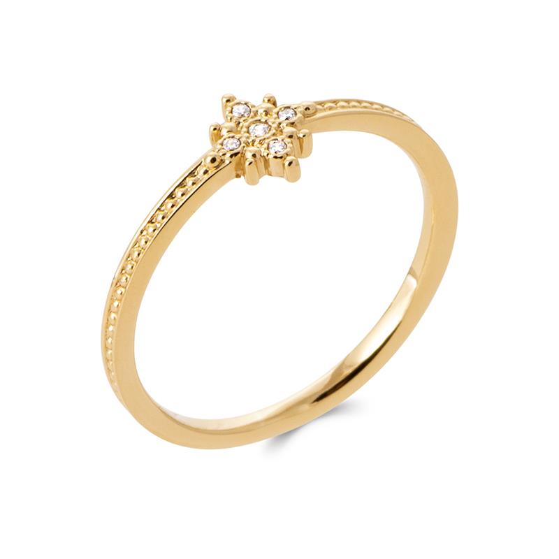 Coque de Nacre Bague plaqué or 2920510