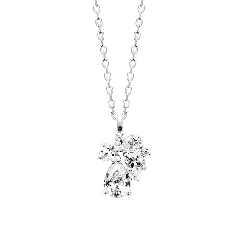 Coque de Nacre Collier argent 874413