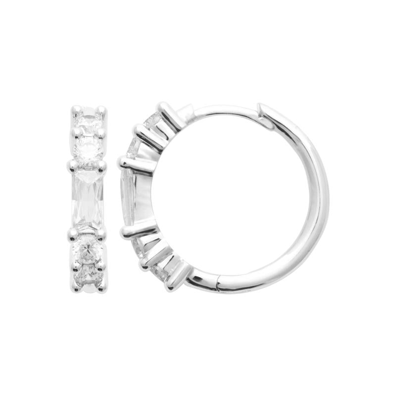 Coque de Nacre Créoles argent 1671310