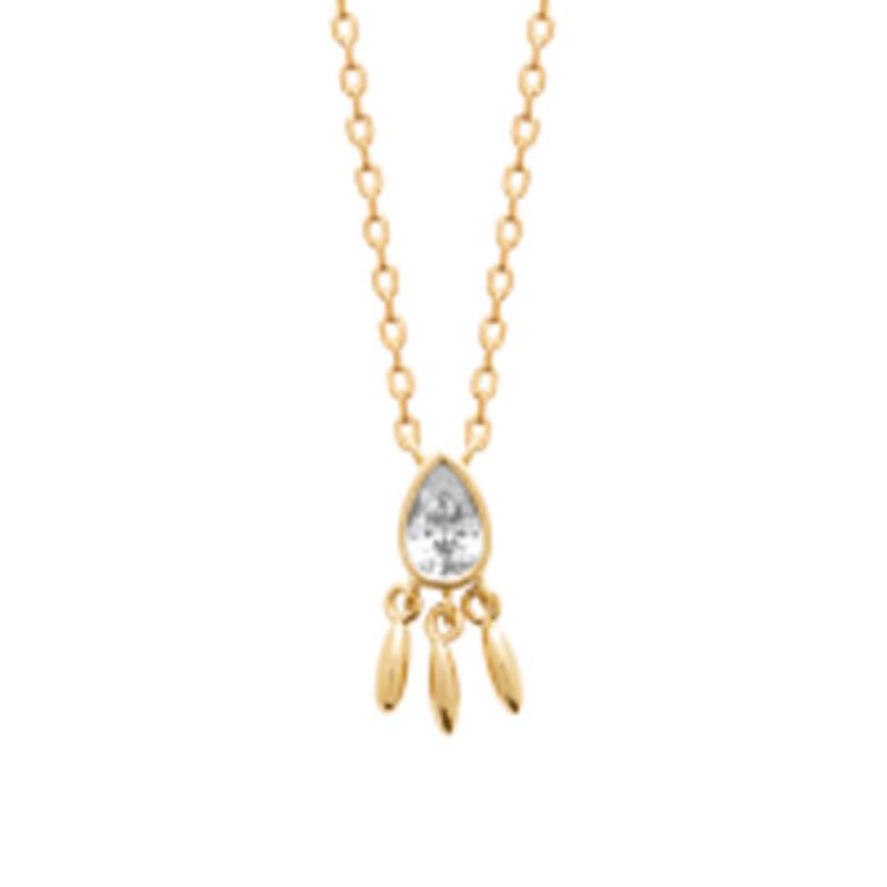 Coque de Nacre Collier plaqué or 973943