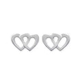 Coque de Nacre Puces d'oreilles argent 742336