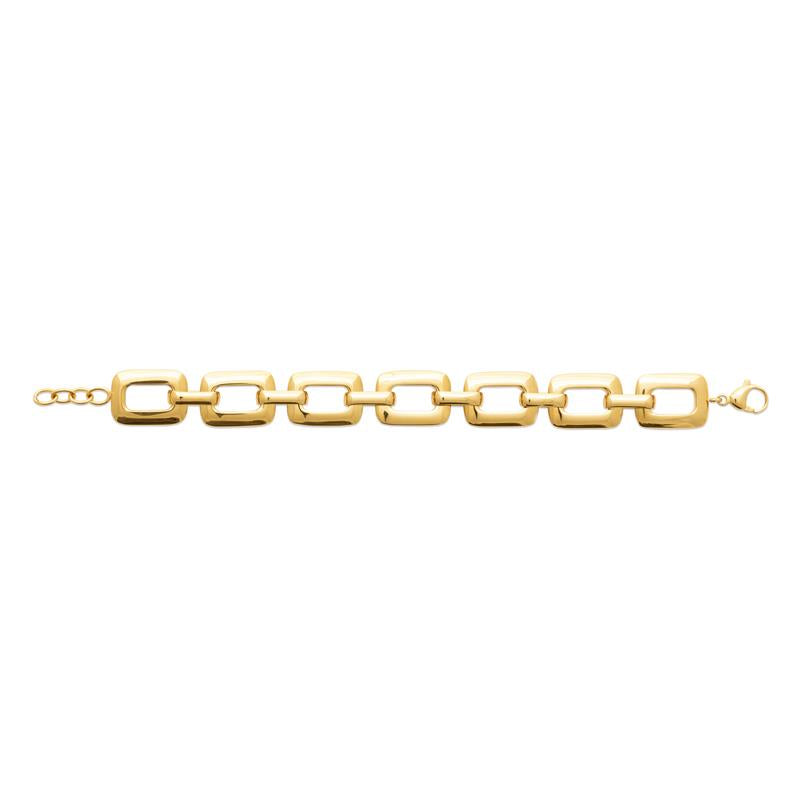 Coque de Nacre Bracelet acier doré 312374