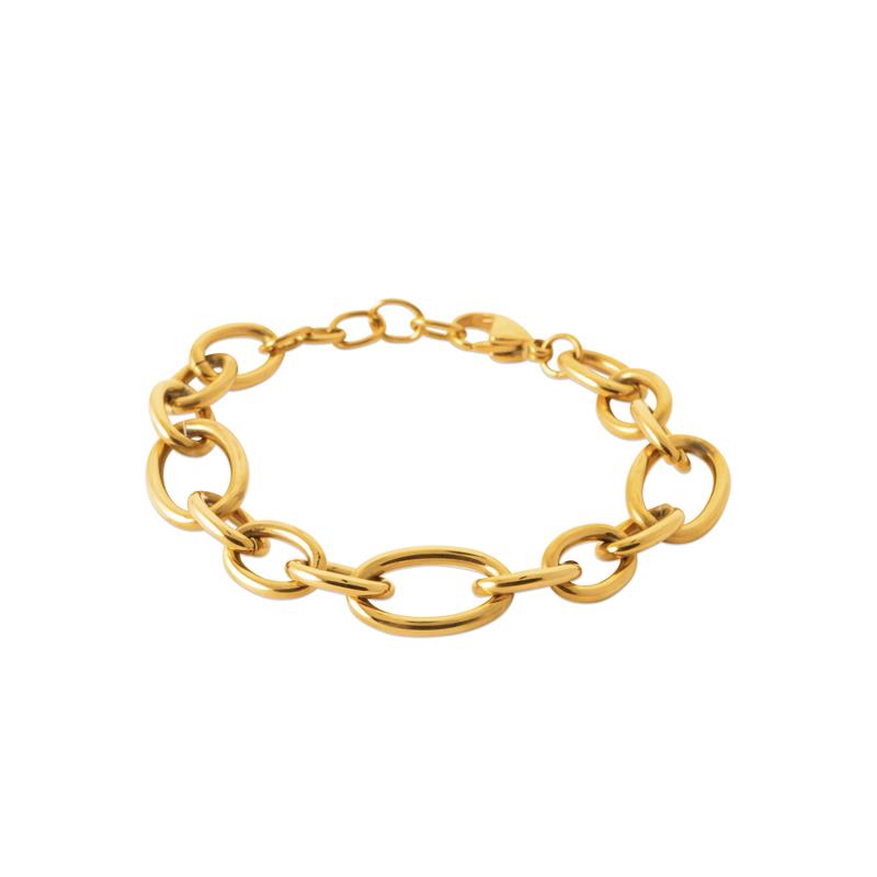 Izee Chaîne acier doré 312203