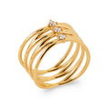 Coque de Nacre Bague plaqué or 2918110