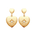 Coque de Nacre Boucles d'oreilles pendantes plaqué or 23007210