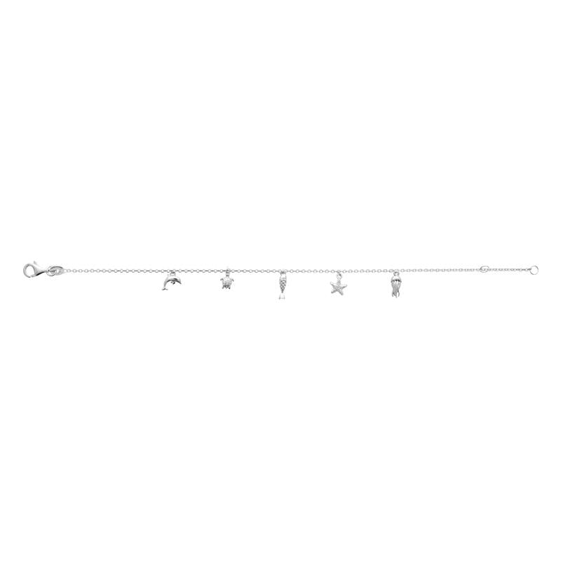 Coque de Nacre Chaîne argent 722242