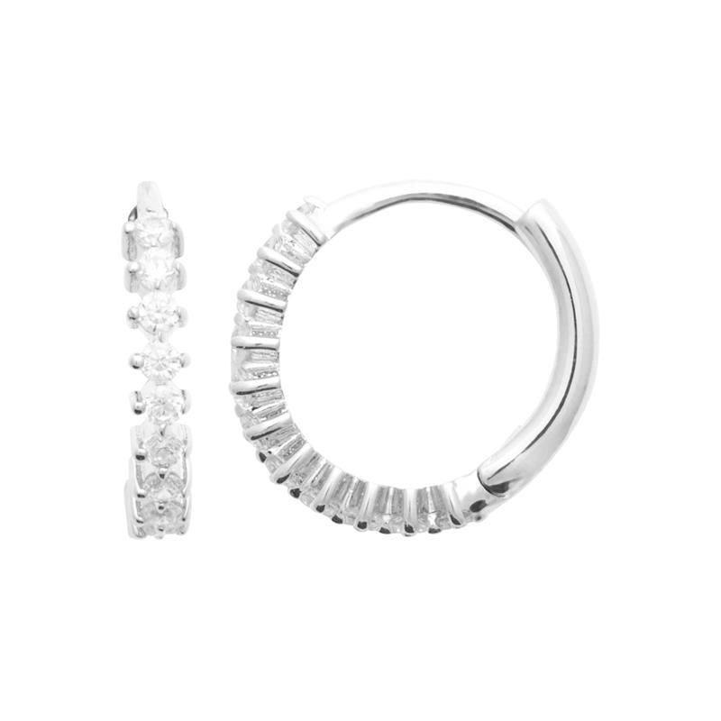 Coque de Nacre Créoles argent 1672110
