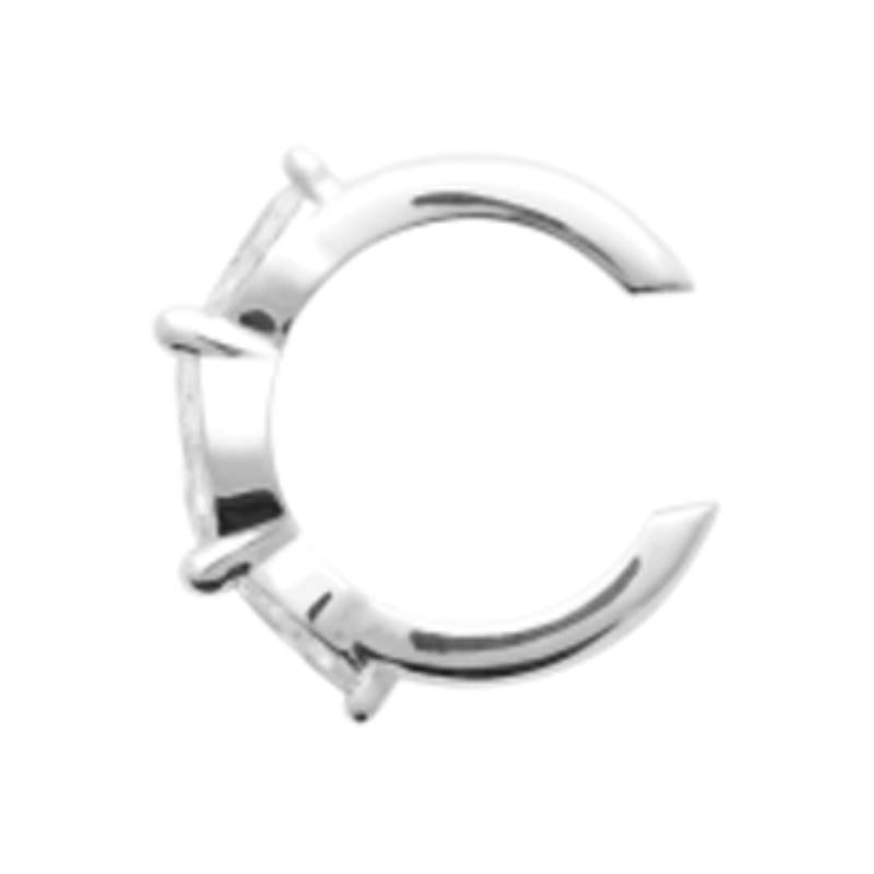 Coque de Nacre Boucle d'oreille à l'unité argent 13042910