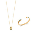 Coque de Nacre Collier plaqué or 973398