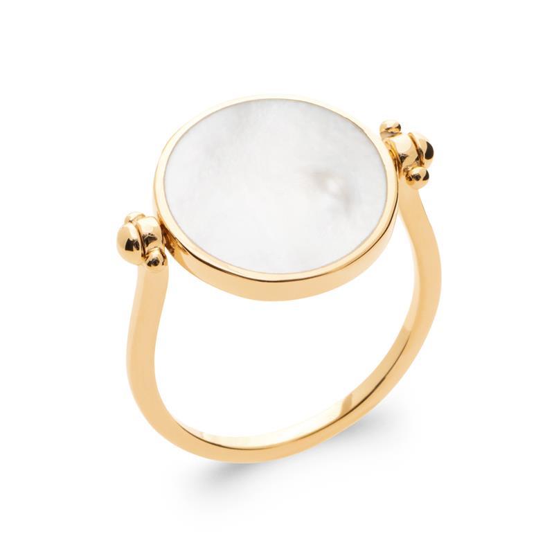 Coque de Nacre Bague plaqué or 2296004