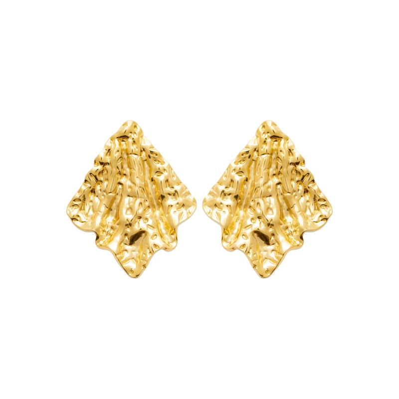 Coque de Nacre Boucles d'oreilles acier doré 3126209