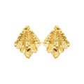 Coque de Nacre Boucles d'oreilles acier doré 3126209