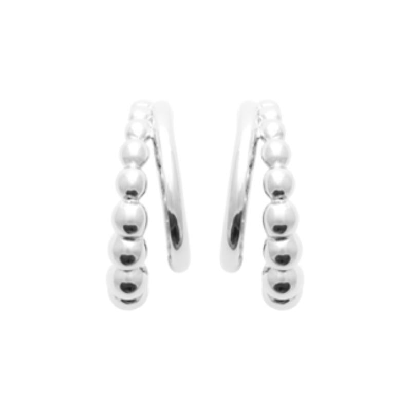 Coque de Nacre Créoles argent 7668400