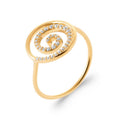 Coque de Nacre Bague plaqué or 2990610