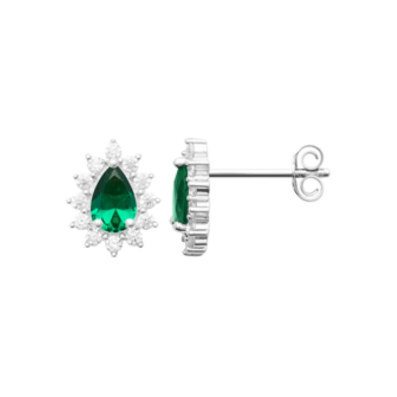 Coque de Nacre Puces d'oreilles argent 13056050