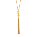 Coque de Nacre Collier acier doré 312344