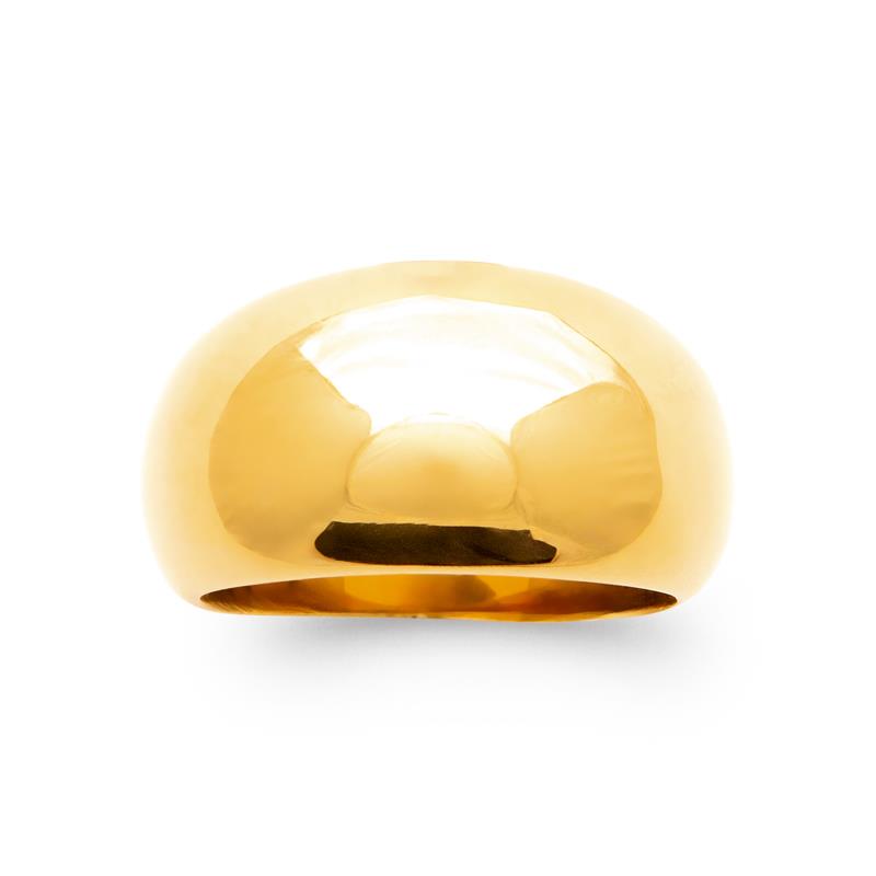 Izee Bague acier doré 3417409
