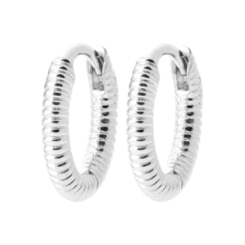 Coque de Nacre Créoles argent 7670200
