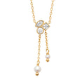 Coque de Nacre Collier plaqué or 974341
