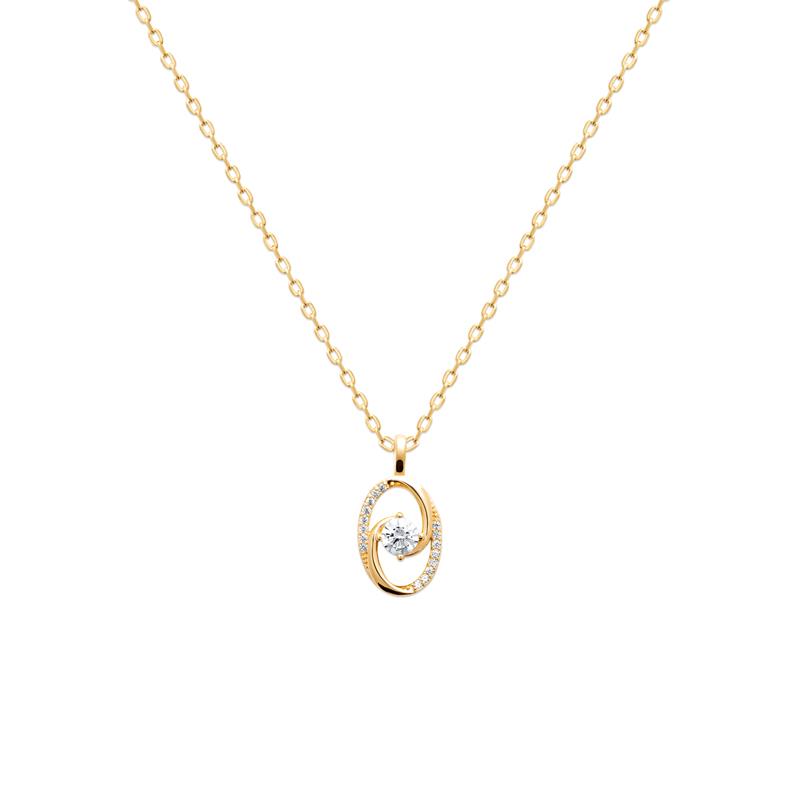 Coque de Nacre Pendentif plaqué or 2792310