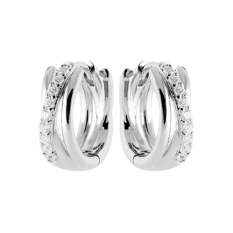 Coque de Nacre Créoles argent 1661210