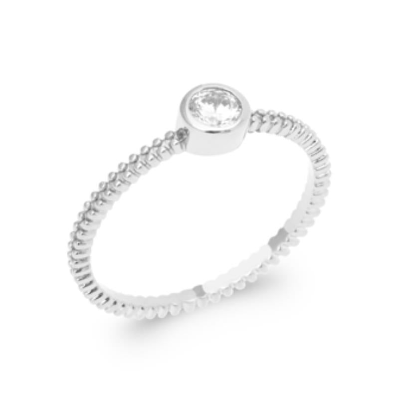 Coque de Nacre Bague solitaire argent 1906310