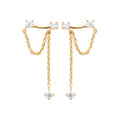 Coque de Nacre Boucles d'oreilles plaqué or 23072110