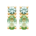Coque de Nacre Puces d'oreilles plaqué or 23057250