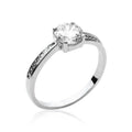 Coque de Nacre Bague solitaire argent 1249210
