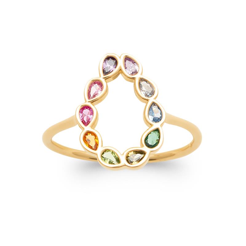 Coque de Nacre Bague plaqué or 20011405