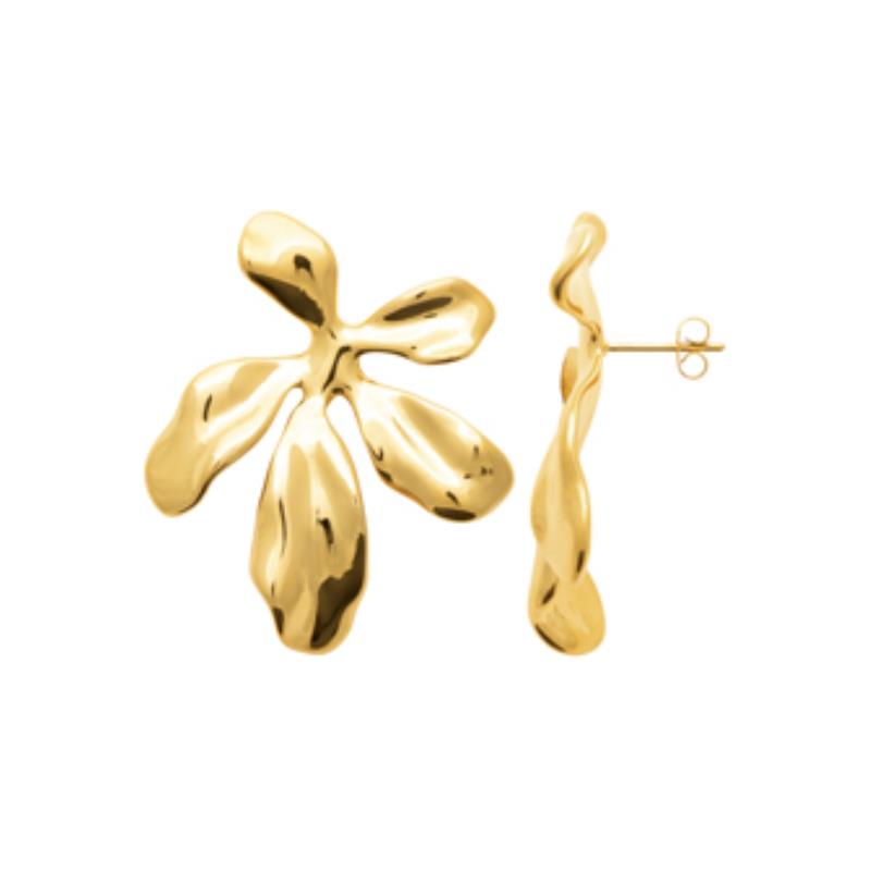 Izee Boucles d'oreilles acier doré 3115309