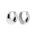 Coque de Nacre Créoles argent 1672910