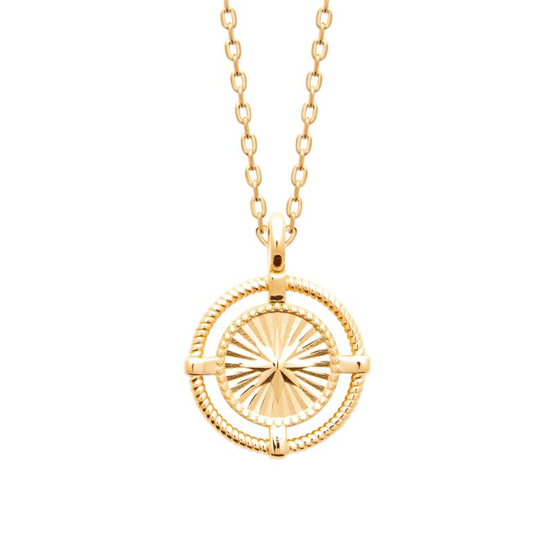Coque de Nacre Collier plaqué or 922253