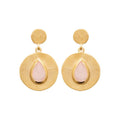 Coque de Nacre Boucles d'oreilles pendantes plaqué or 2562880