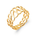 Coque de Nacre Bague plaqué or 2997200