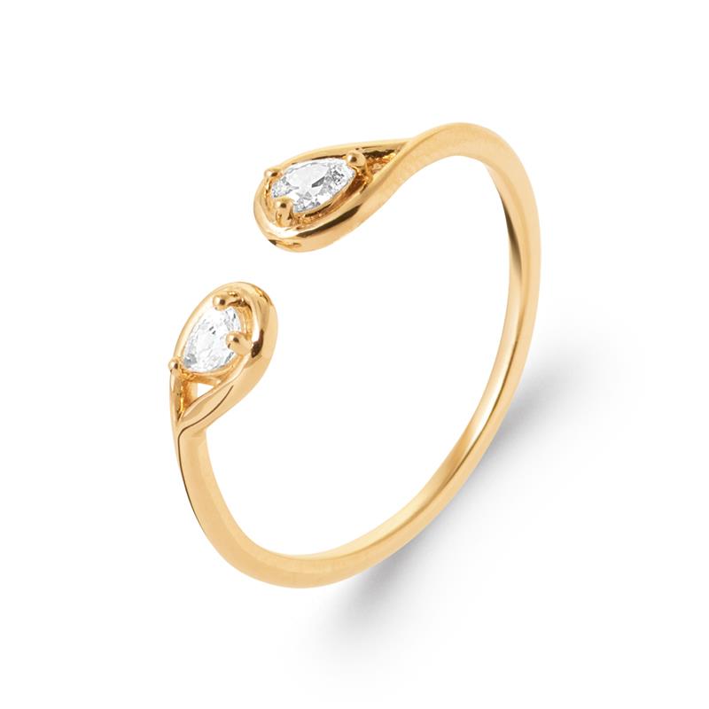 Coque de Nacre Bague plaqué or 20009910